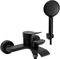 Смеситель для ванны Rea Dart (REA-B3300) черный - матовый