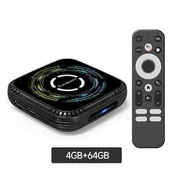 Transpeed H728 4/64Gb Android 14, Смарт ТВ приставка медіаплеєр 8K HDR Android SmartTV Box