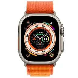 Ремінець Alpine Loop для Apple Watch 42(ser.1-3)/44/45/46/49mm (m/l) Помаранчевий / Orange - мініатюра 2