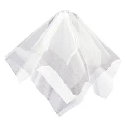 Фата на заколке со стразами