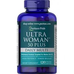 Аминокислота Puritan's Pride Ultra Woman 50 Plus, 120 капсул vit0003970