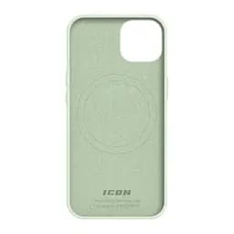 Силиконовый чехол с MagSafe для Apple iPhone 15, ICON2 MagCase, зеленый, противоударный, панель с мягкой подкладкой, защита всего корпуса, поддержка беспроводной зарядки, совместим с защитными стеклами и пленками, ArmorStandart (ARM77010) - мініатюра 2