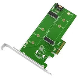 Контроллер Maiwo Multi-Size PCIex4 & SATA to M.2 (M-Key or B-key) KT015 SSD (45774)
