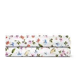 Дитяче простирадло Cosas Birds 110х160 біле (BirdsMushrooms_110x160)
