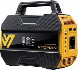 Зарядна станція Vtoman FlashSpeed 300 (230 Вт/г) 300W, DC/PD In, MPPT, LiFePo4 (FlashSpeed 300)