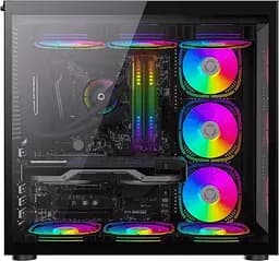 Корпус GameMax Infinity Black (Infinity BK) Без БП Б/в - мініатюра 3