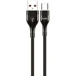 USB кабель Kaku KSC-223 USB - Type-C 1.2m з підсвічуванням - Black