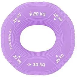Еспандер кістьовий PowerPlay силіконовий PP-4331 Hand Grip Medium 20-25-30 кг Фіолетовий (PP_4331_Purple_(20-25-30))