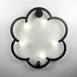 Дизайнерский черный светильник в американском стиле FAIRY Line.F SC 9/5 BK