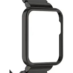 Чохол-бампер DK CDK на 18мм Stainless Steel для Xiaomi Redmi Watch (014501) (black) - мініатюра 3