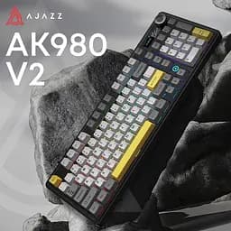 Клавіатура бездротова Ajazz AK980 V2 Maillard Switch Black (AK980-V2-M-BGY) - мініатюра 7