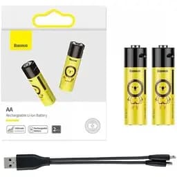 Акумулятор Baseus AA Rechargeable Li-ion Battery 1920 mAh 2 шт PCWH000211200001379219