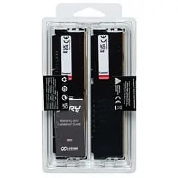 Модуль пам'яті для комп'ютера DDR5 32GB (2x16GB) 6000 MHz Fury Beast Black Kingston Fury (ex.HyperX) (KF560C36BBE2K2-32) - мініатюра 5