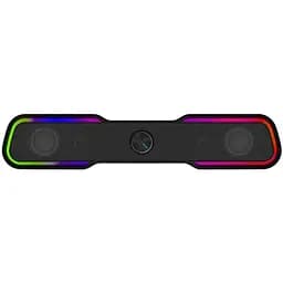 Акустическая система 2.0 HP DHE-6002 3.5 мм + USB 6 Вт Sound Bar LED RGB