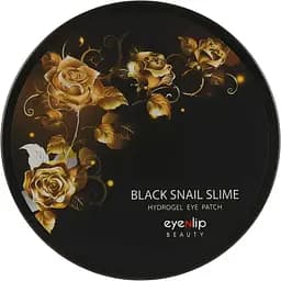 Патчі з муцином чорного равлика 60 шт Eyenlip Black Snail Slime Hydrogel Eye