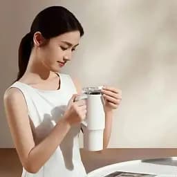 Термокухоль Mijia Sippy Cup 1л White (BHR07R3CN) [147220] - мініатюра 5