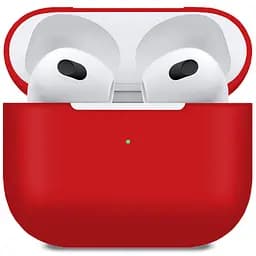 Чехол для наушников MAKE Apple AirPods 3 Silicone Red