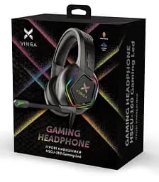 Ігрова гарнітура Vinga HSCU-160 Gaming LED Black (HSCU-160) - мініатюра 7