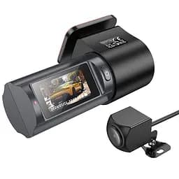 Відеореєстратор Hoco DV8 1.47-inch display with rear camera (2K+720P) Black - мініатюра 5