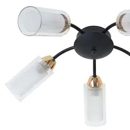 Люстра стельова Brille класична в зал E14 60W BK (LK-672C/5) - мініатюра 5