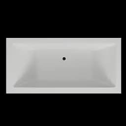 Ванна окремостояча матова Amidicon Tytul 185x85 чорна з литого каменю TYTUL_185_BLACK_MAT, Чорний матовий - мініатюра 8