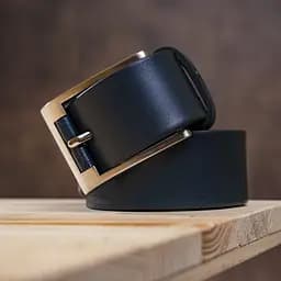 Ремінь чоловічий Grande Pelle 00771 синій 120 см - мініатюра 6