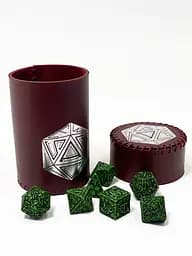 Настільна гра Планета Ігор Чаша для кубиків D20 (бургунді) (Dice cup D20 burgundy) (pi-dc006) - мініатюра 5