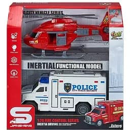 Игрушка Cars S Полицейский грузовик и пожарный вертолет (CJ-4479359)