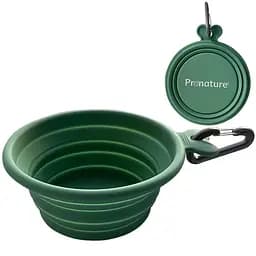 Pronature Collapsible Silicone Pet Bowl пронатюр брендированная складная миска для собак и котов 15х13х5 см