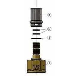 Муфта із внутрішньою різьбою прес APE AP 102 3/4″х26 000002184 - мініатюра 3