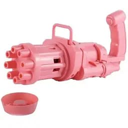 Кулемет з мильних бульбашок Bubble Fun Bubble Gun Blaster машинка для бульбашок рожевий - мініатюра 2