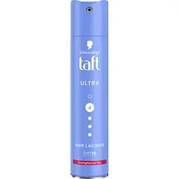 Лак Taft Ultra 4 для укрепления волос 250 мл