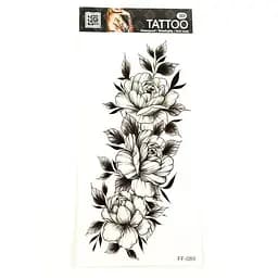 Тимчасове тату Квіти FF-089 розмір 19 х 9 см
