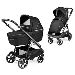 Коляска Peg-Perego Veloce Black Shine, 2в1, чорний (PACK-VEL2100000005)