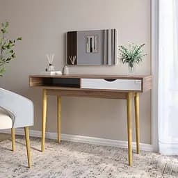 Письменный стол LION Сканди-1 Нимфея Альба/Дуб Ливорно (LION-041193)