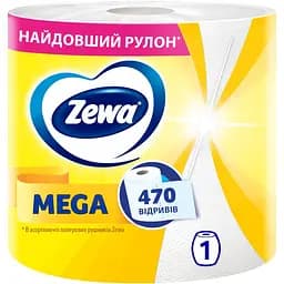 Паперові рушники Zewa Mega 2 шари 1 рулон