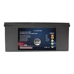 Акумулятор LP LiFePO4 24V (25,6V) - 140 Ah (3584Wh) (BMS 150A) пластик