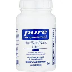 Вітаміни та мінерали Pure Encapsulations Hair/Skin/Nails Ultra 60 капсул