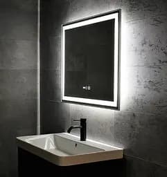 Дзеркало Dusel DE-M0061S1 Silver 75x100 см, Сірий - мініатюра 7