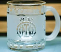 Скляна чашка 320 мл ФК Internazionale Milano Інтер  з гравіюванням подарунок для фаната  футбольна кружка - мініатюра 4