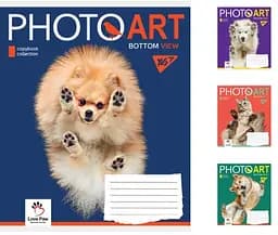 Тетради ученические 18 листов линия. YES Photoart, 25 шт. в упаковке