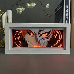 Світильник нічник 3D Бліч Ічіго Куросакі Bleach Ichigo Kurosaki 20 см NL3D B IK 02