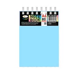 Блокнот Апельсин А6 В-БП6-80Light-Blue 80 аркушів, пружина зверху