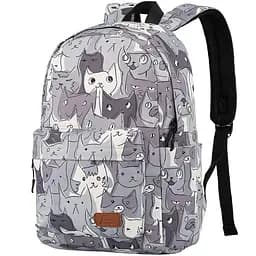 Рюкзак для ноутбука 2E 13" TeensPack Cats, Grey (2E-BPT6114GC)