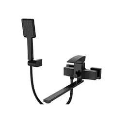 Смеситель для ванны с длинным изливом Koer KB-42007-05 KR3457 Черный матовый