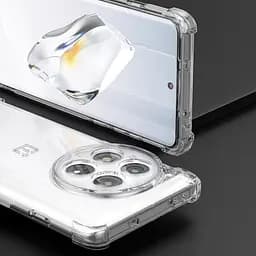 TPU чохол GETMAN Ease logo посилені кути Full Camera для OnePlus 12 Безбарвний (прозорий) - мініатюра 2