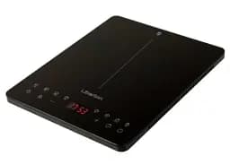 Настільна плита Liberton LIC-3702, Black, 1500W, індукційна, 8 режимів, 1 конфорка, керування сенсорне, склокераміка, дисплей, таймер