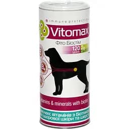 Витамины для собак Vitomax Biotin для здоровой кожи и шерсти 120 таблеток