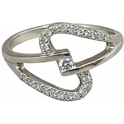 Золотое кольцо с бриллиантами.9411283 17,5