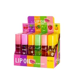 Блеск масло для губ фруктовый Geraldy Lip Oil (24 шт./упак.)